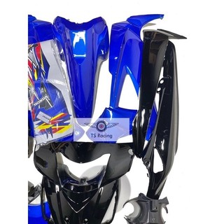 Dàn áo wave RSX100 màu xanh dương đen - tặng team 3 lớp