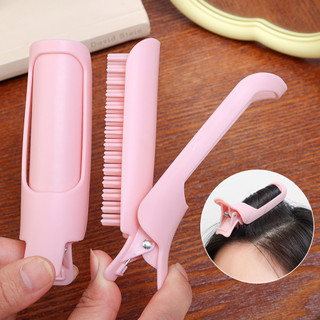 [3-5 Ngày Đến] Kẹp Tóc Lông Tơ Cho Nữ Tăng Cường Âm Lượng Thái Cao, Dụng Cụ Tạo Kiểu Tóc Bằng Nhựa Màu Hồng Để Tập Tức Thì & Dễ Dàng Sử Dụng