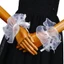 Bộ vòng cổ giả Yoo White Elizabethan Ruffle có vòng đeo tay dành cho hội chợ thời Phục hưng và biểu diễn sân khấu