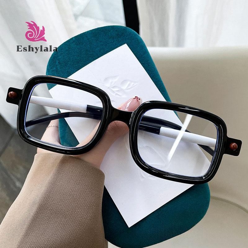 Kính đọc sách chống ánh sáng xanh Nam Nữ Thời trang Kính mắt cổ điển Lão thị Hyperopia Nữ Kính mắt đọc sách [MỚI]