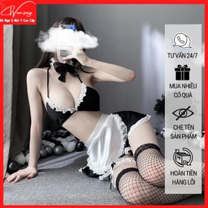 Set đồ ngủ cosplay cô Hầu Gái Cám Dỗ Nóng Bỏng A029 [CWEAR.SEXY]