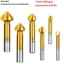 Mũi khoan 3Flute Countersink 90 độ Dụng cụ vát Chamfer Cutter 6.3-20.5mm