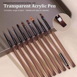 [savemoneyeveryday] 1 Chiếc Bút Móng Tay Bàn Chải Quét Bút Dây Vẽ Ánh Sáng Bút Gradient Bàn Chải Móng Tay [vn]