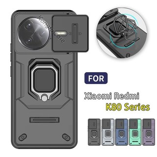 Ốp lưng trượt cho ống kính máy ảnh cho Xiaomi Redmi K80 K70 Pro RedmiK80 K80Pro K70 Ultra 5G, ốp điện thoại chống sốc, vỏ bảo vệ camera, giá đỡ, ốp lưng cứng