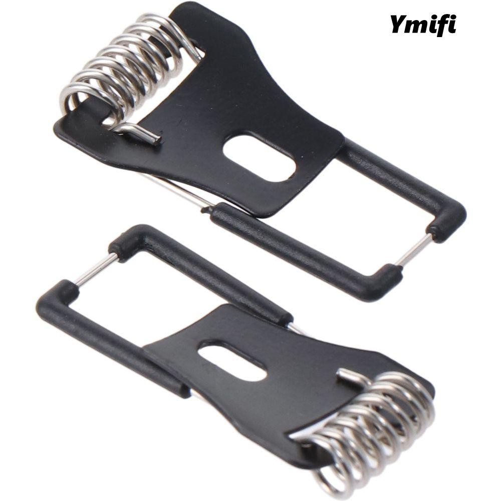 YMIFI 10 Chiếc Downlight Lò Xo Giá Đỡ, 45 Mm Bảng Bạc Đèn Lò Xo Kẹp, Di Động Đen 15 Mm Thép Cán Lạnh Phụ Kiện Chiếu Sáng Điện