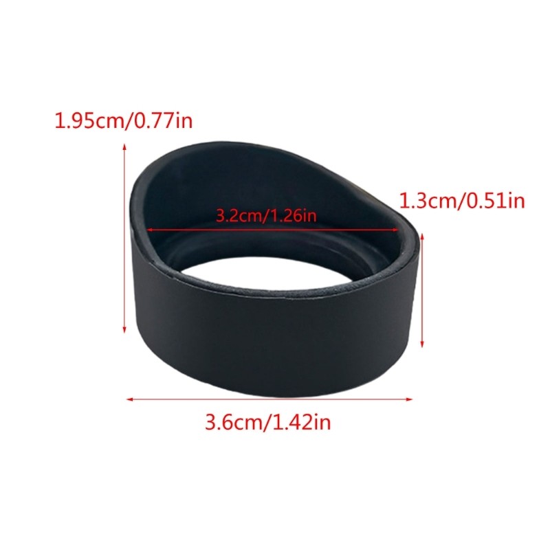 Mon Cao Su Mềm Thị Kính Mắt Tấm Chắn Mắt 28mm-37mm Ống nhòm Kính Hiển Vi Kính Bảo Vệ Mắt Kính Cho Thị Kính