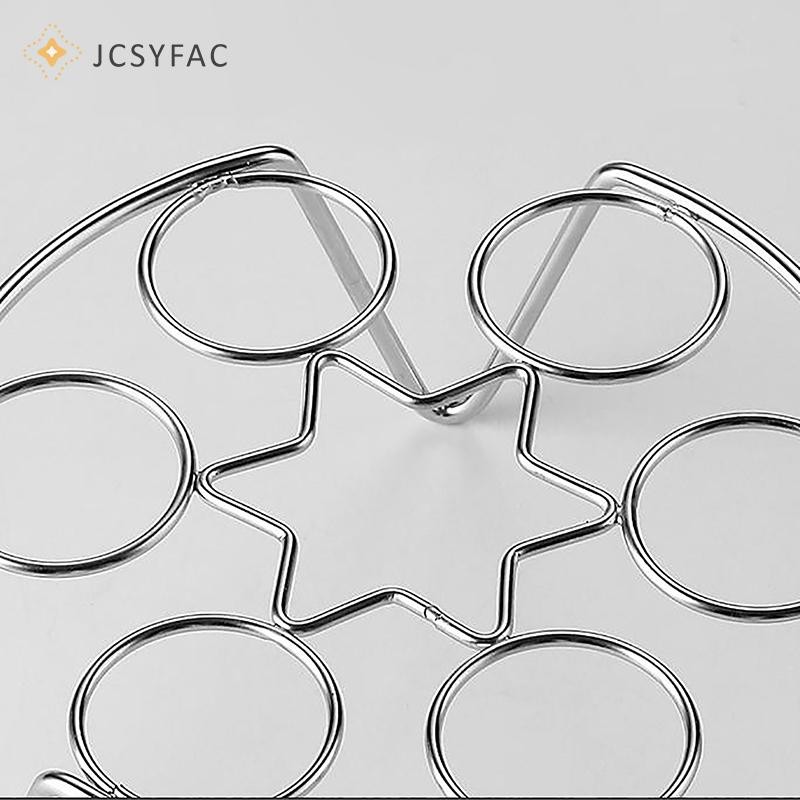 JCSYFAC al Giá Hấp Inox Đa Năng, Hấp Bánh Bao, Hấp Trứng, Phụ Kiện Nấu Ăn Mới