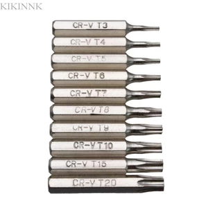 Kikin 10 Chiếc Cho CR-V Torx Tua Vít Bộ T3 T4 T5 T6 T7 T8 T9 T10 T15 T20 Di Động