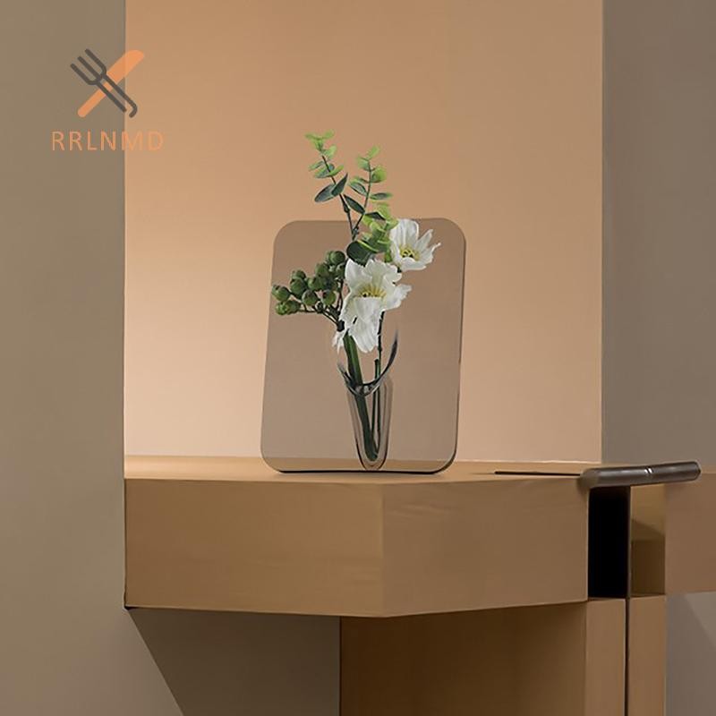 Rrlnmd Acrylic Khung Ảnh Bình Hoa Nghệ Thuật Hiện Đại Bình Hoa Để Bàn Giá Đỡ Cây Cho Văn Phòng Nhà Quà Tặng Bàn Cưới Centerp Trang Trí MỚI