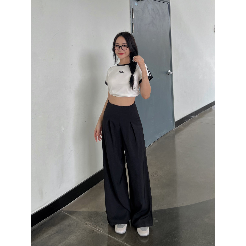 {37-88kg}Quần Vải Ống Rộng 95cm và 107cm, Quần Ống Suông Big Size Gen Eo Phong Cách Hiện Đại, Năng Động