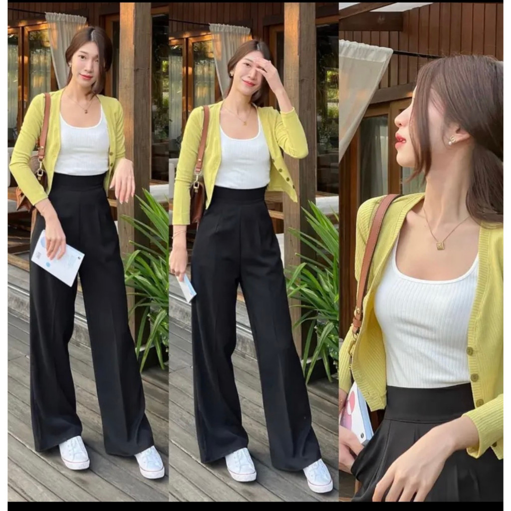 Quần Tây Ống Suông Big Size, Quần Ống Rộng Nữ Khoá Hông Ôm Body, Siêu Tôn Dáng, Phong Cách Năng Động