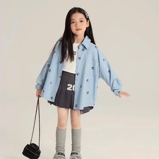 A95-Áo sơ mi NƠ MẸ và BÉ hottrend cho bé gái size từ 9-70Kg