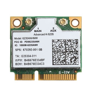 VUI VẺ 6235ANHMW 802 11n 300Mbps Băng Đô Kép Nửa Mini PCie Thẻ WiFi BT-tương Thích 4 0 Cho Centrino Advanced-N