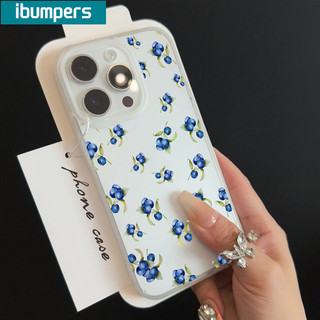 ibumpers Ốp Lưng iPhone hàn quốc đơn giản hoa in hình Ốp Điện Thoại TPU Trong Suốt Mềm nhám mờ Chống Sốc Chống Bẩn Cho Iphone 16 15 14 12 13 11 Pro Max IP 7 8 Plus X XS XR