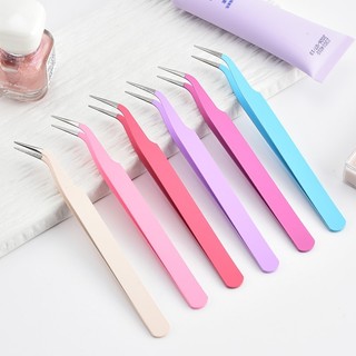 Nhíp gắp gắn mi Nhíp gắp sticker nhiều màu không gỉ