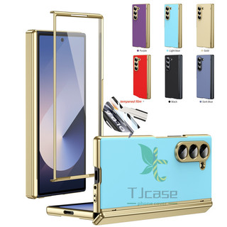 Vỏ bọc mỏng AG mờ, bản lề, nắp tự động rebound, kính trước, cho Samsung Galaxy Z Fold 6/5/4/3