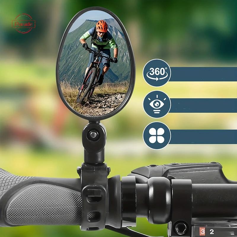 Gương Xe Đạp diễu Hành 360 Độ Có Thể Điều Chỉnh Xoay Tay Lái Gương Rộng Bycicle Phụ Kiện Đi Xe Đạp Gương Chiếu Hậu VN
