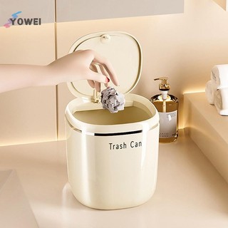 YOWEI Báo Chí Thùng Rác Để Bàn Giỏ Rác Bàn Nhà Thùng Rác Nhựa Đồ Dùng Văn Phòng Thùng Rác Hộp Đựng Rác VN