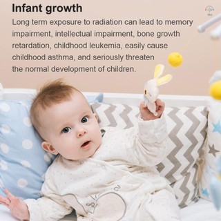 Máy dò bức xạ điện từ cầm tay cầm tay Phòng thí nghiệm gia đình Bệnh viện Máy kiểm tra độ ẩm nhiệt độ đa chức năng Màn hình màu kỹ thuật số Máy dò phóng xạ