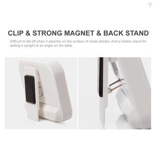 Đồng hồ hẹn giờ nhà bếp nam châm 100 phút Đếm ngược và đếm ngược kỹ thuật số có chân đế kẹp báo động lớn Màn hình LCD lớn Đồng hồ hẹn giờ nấu ăn để quản lý thời gian nấu ăn