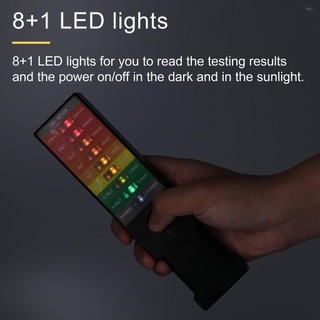 Di Động Điện Từ Trường EMF Gauss Máy Đo Cầm Tay EMF Máy Đo Từ Tính Màn Hình Nhà Môi Trường Điện Từ Máy Phát Hiện Điện Từ 9 LED Gauss Meter