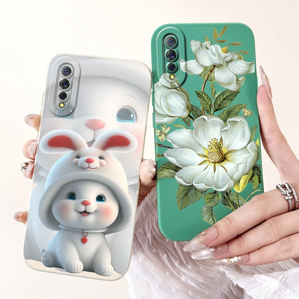 Vivo S1 1907 V1913A V1907 Ốp Điện Thoại Vivo S1 Ốp Lưng Chống Sốc Mèo Gấu Trúc Thỏ Thời Trang Hoa Tình Yêu
