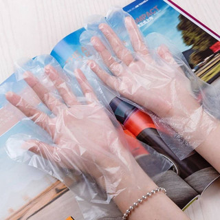 Hộp 100 găng tay nấu ăn siêu dai Victoria Bay làm bếp siêu dai chất liệu TPE không mùi
