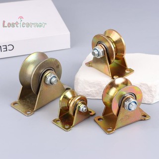 Lostcorner V / U Rãnh Bánh Xe 1.2 / 2 / 2.5 "Bánh Xe Trượt Cổng Bánh Xe Chịu Lực Con Lăn Cứng Cho Cán Cổng Mới