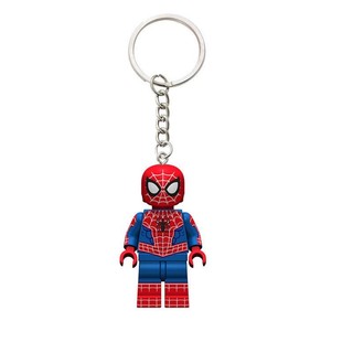 [Keychain] Mô hình Spider-Man tương thích với Lego, móc khóa sáng tạo cho ba lô, quà tặng cặp đôi nổi tiếng trên internet cho nam và nữ, đồ chơi khối xây dựng TFUH