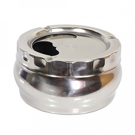 Gạt tàn inox xoay tròn loại lớn cao cấp