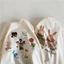 Áo phông cộc tay bé gái dễ thương cotton mùa hè, in hình thỏ kiểu Hàn Quốc