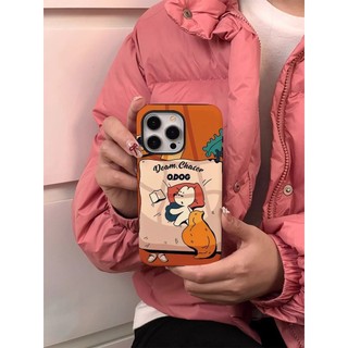Ốp điện thoại 2 trong 1 cho thú cưng ngủ dễ thương Tương thích với iPhone 15 Pro Max, Apple 16 14 Plus 11 / 12 / 13 Pro Max, vỏ bảo vệ chống sốc mới