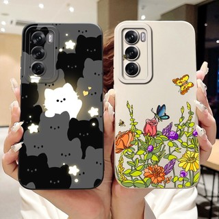 Ốp Chống Sốc Cho Oppo Reno 12 5G CPH2625 Vỏ Hoa Hoạt Hình Đáng Yêu Ốp Lưng Mềm Cho Oppo Reno12 Pro CPH2629 TPU