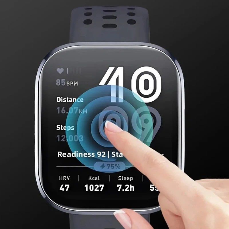 Amazfit Bip6 Bip5 BipLite BipU 1-3 Cái 5000D HD Phim Hydrogel Mềm Trong Suốt Cho Amazfit Bip 3 U Pro S Lite 6 5 Chống Vân Tay Đồng Hồ Thông Minh Bảo Vệ Màn Hình