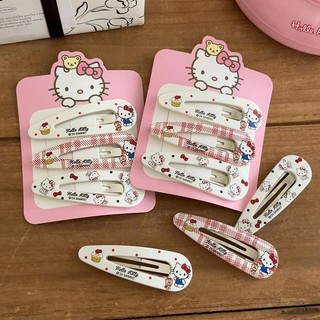 Cô Gái Trái Tim Kẹp Tóc Chấm Bi Kẻ Sọc kitty Mèo Kẹp Tóc Kẹp Tóc