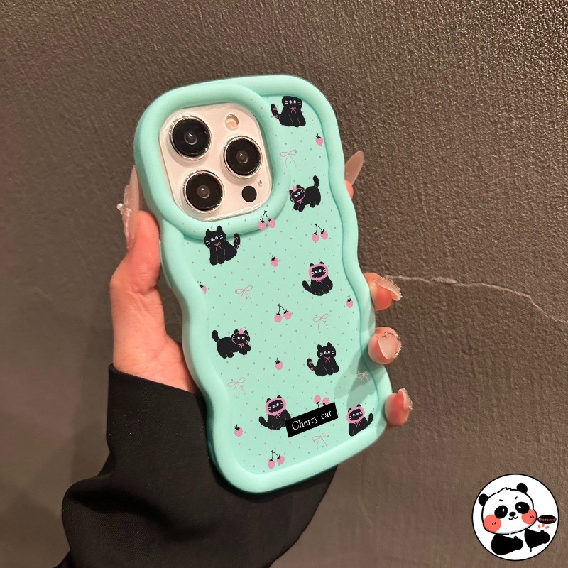Ốp Điện Thoại Sóng 3D Cho Honor X8C X9C X7C X9A X9B X8A X8B X8 X7A X7 X7B X6A X6S 5G 4G Ốp Lưng Hoạt Hình Dễ Thương Mèo Mềm Vỏ Chống Sốc Đơn Giản