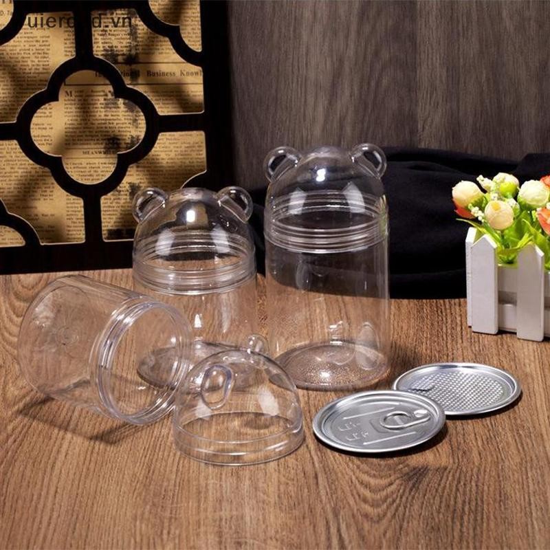 # ruierddd # Guazi Nut Hộp Bảo Quản Hình Gấu Hoạt Hình Chai Kẹo Thực Phẩm Có Thể Ăn Nhẹ Acrylic Có Thể Kín Dễ Thương Bánh Quy Có Thể Bảo Quản Món Tráng Miệng.