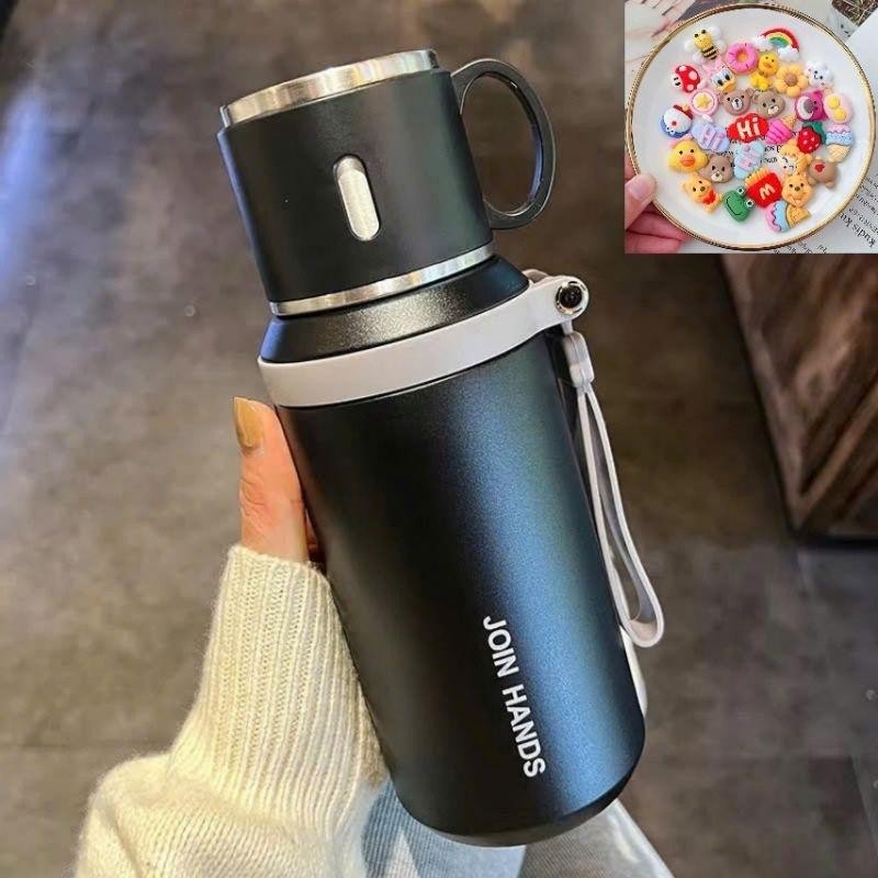 Bình Giữ Nhiệt Inox 316 Dung Tích 600ml Có Lưới Lọc Kèm Nắp Cốc mq