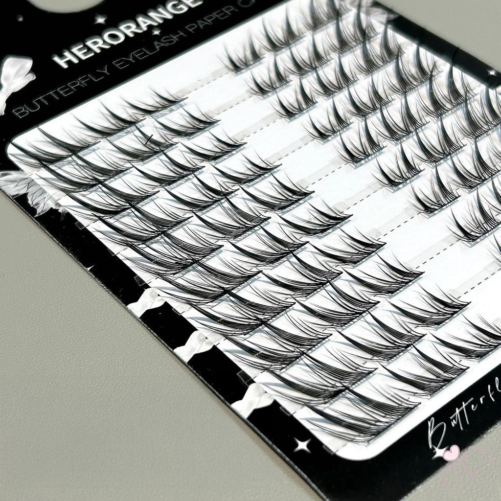 Dây mỏng Wispy Lash Cụm siêu nhẹ Lông mi giả lâu trôi nâng cao vẻ ngoài của bạn cho mọi dịp