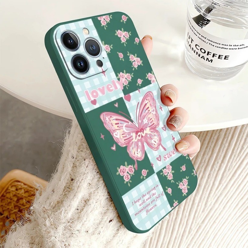 Ốp Điện Thoại Silicon Mềm Chống Sốc Cho Huawei Nova 13i 7i 3i 4e 5T Y70 Y71 Y72 Y7A Y9S Y9 Prime 2019 Vỏ Bướm Trong Vườn Lãng Mạn