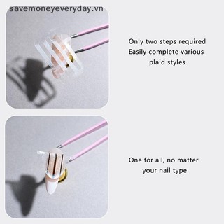 [savemoneyeveryday] 1 Tấm Dán Hướng Dẫn Làm Móng Tay Pháp Trong Suốt Dính Chắc Chắn Đề Can Móng Tay Nghệ Thuật Làm Móng Tay Pháp DIY Stencil Dụng Cụ Tạo Kiểu 3D [vn]