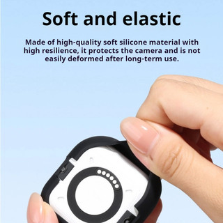 Dành Cho Insta360 GO Siêu Thân Silicon Bao Ống Kính Vỏ Bảo Vệ Ngón Tay Cái Camera Chống Rơi Bao Phụ Kiện Máy Ảnh Thể Thao