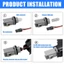 POP Đèn LED đảo chiều tối ưu cho người lái xe Chiếu sáng trong suốt Phù hợp với mọi độ sáng gương xe chống nước