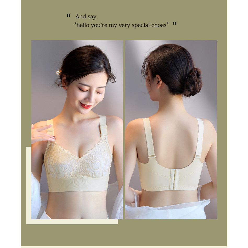 Áo ngực ren cỡ lớn có thể điều chỉnh phong cách mỏng đẩy lên