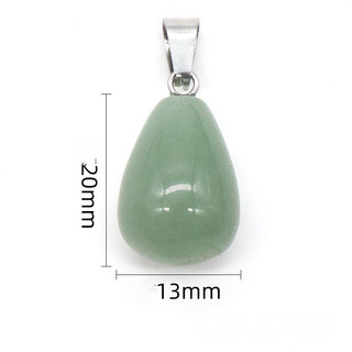 20mm tròn giọt nước mặt dây chuyền tự nhiên bán quý đá tròn thả nước mặt dây chuyền DIY bông tai vòng cổ phụ kiện trang sức