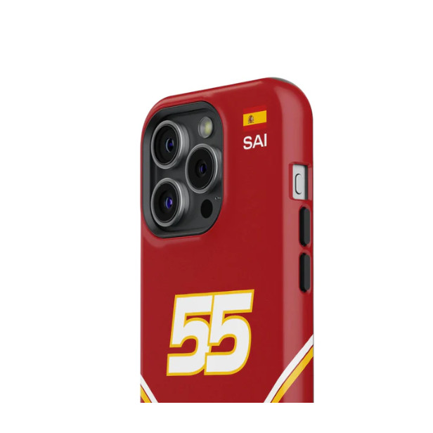 Ốp điện thoại Carlos Sainz 2024 Scuderia Ferrari F1