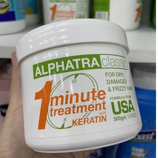 Kem ủ tóc 1 Phút Alphatra Classic 1 Minute Treatment with Keratin 1500gr [ TN ]