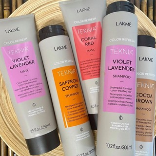 Dầu gội bổ sung hạt màu dưỡng mềm tóc Lakme Teknia chuyên sâu Spain 300ml [ TN ]