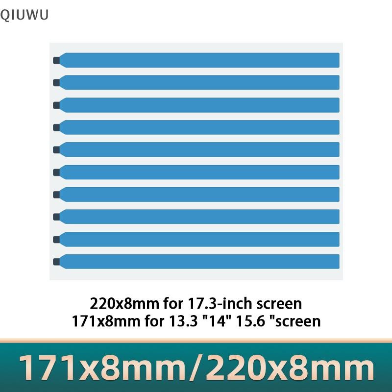 Qiuwu 5 / 10 Chiếc Băng LCD Hai Mặt Dính Màn Hình Laptop Dễ Dàng Dính Cho Phụ Kiện Sửa Chữa Điện Thoại Di Động Dày 0.3MM.
