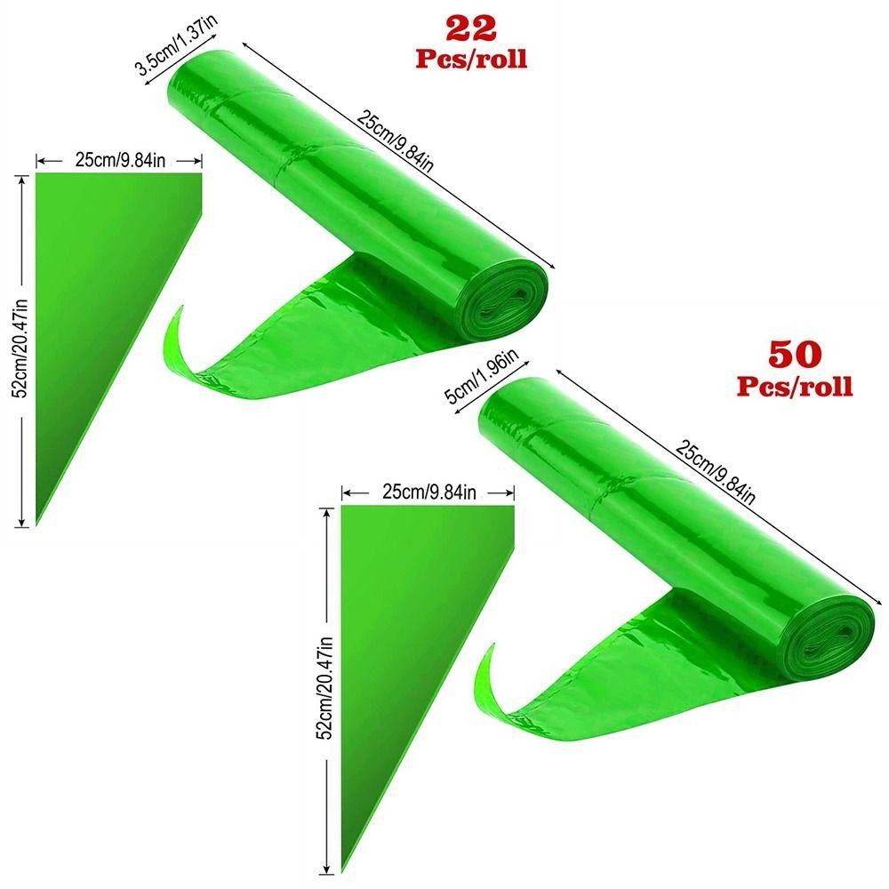 SAIA 22 / 50 Chiếc Túi Cán Bánh, Túi Xé Cực Dày, Túi Bánh Ngọt 52cm Dụng Cụ Nướng Bánh